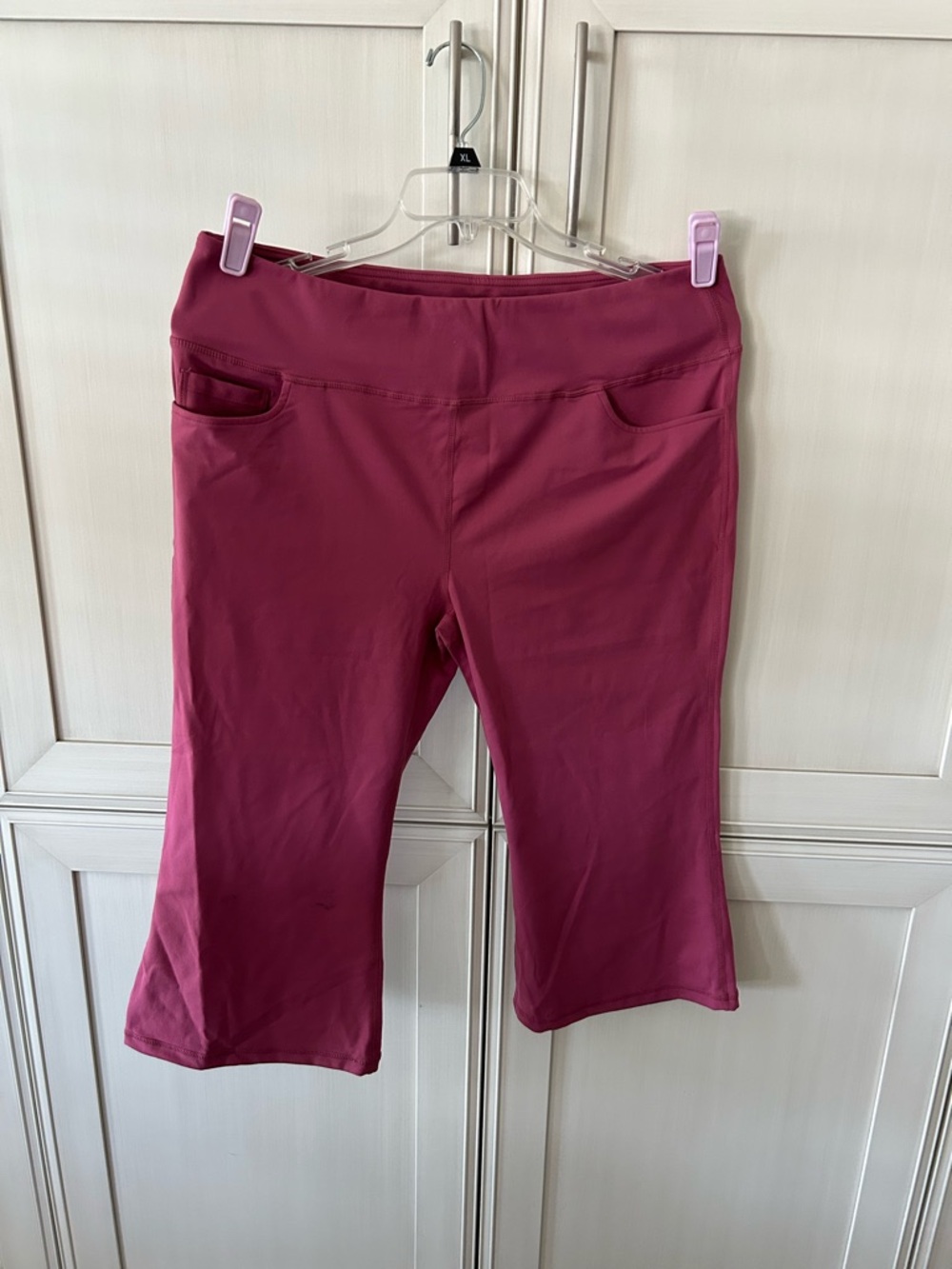 Cakulo 2XL Capri Leggings in Dusty Rose